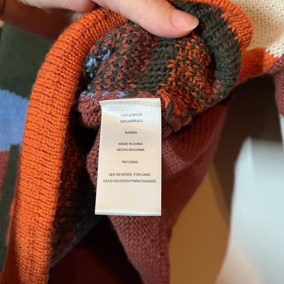 Madden NYC | Desert Scenic Landscape Knit Sweater Size Medium - Picture 3 of 5